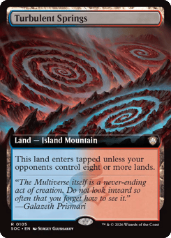 Turbulent Springs Secrets of Strixhaven Commander card