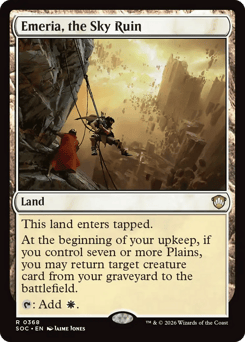 Emeria, the Sky Ruin Secrets of Strixhaven Commander card