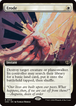 Erode Secrets of Strixhaven card