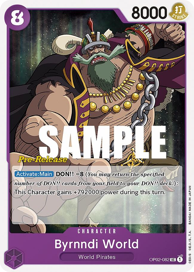 Byrnndi World (Pre Release Stamp)