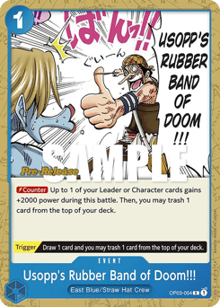 Usopp's Rubber Band of Doom!!!