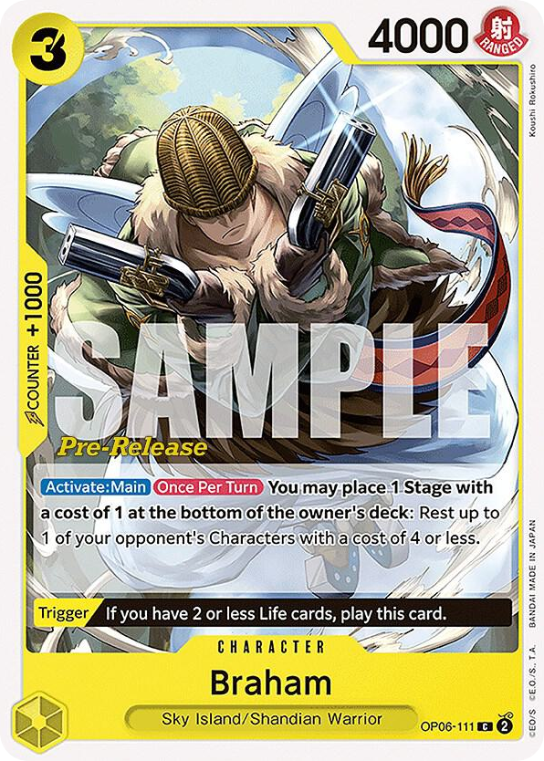 Braham (Pre Release Stamp)