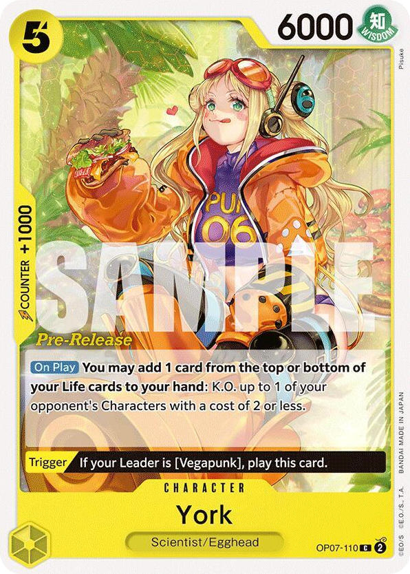 York (Pre Release Stamp)
