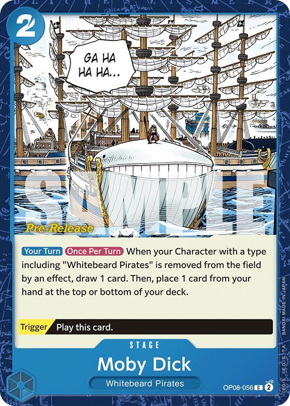 Moby Dick (Pre Release Stamp)
