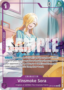 Vinsmoke Sora — Legacy of the Master