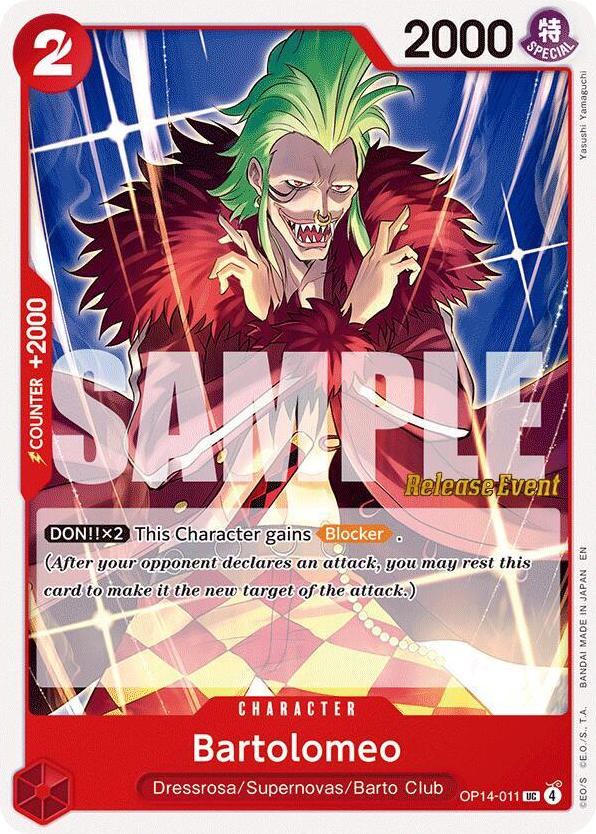 Bartolomeo (Release Event Stamp)