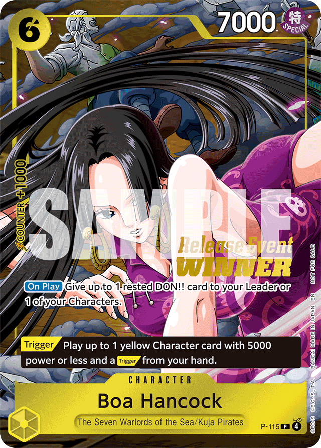 Boa Hancock (Release Event Winner Stamp)