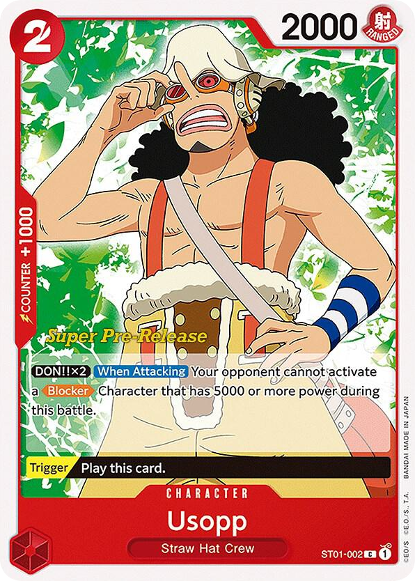 Usopp (Super Pre Release Stamp)
