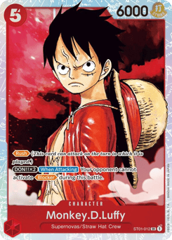 Monkey.D.Luffy (Super Pre Release Stamp)