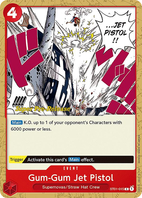 Gum-Gum Jet Pistol (Super Pre Release Stamp)