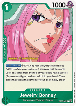 Jewelry Bonney (Super Pre Release Stamp)