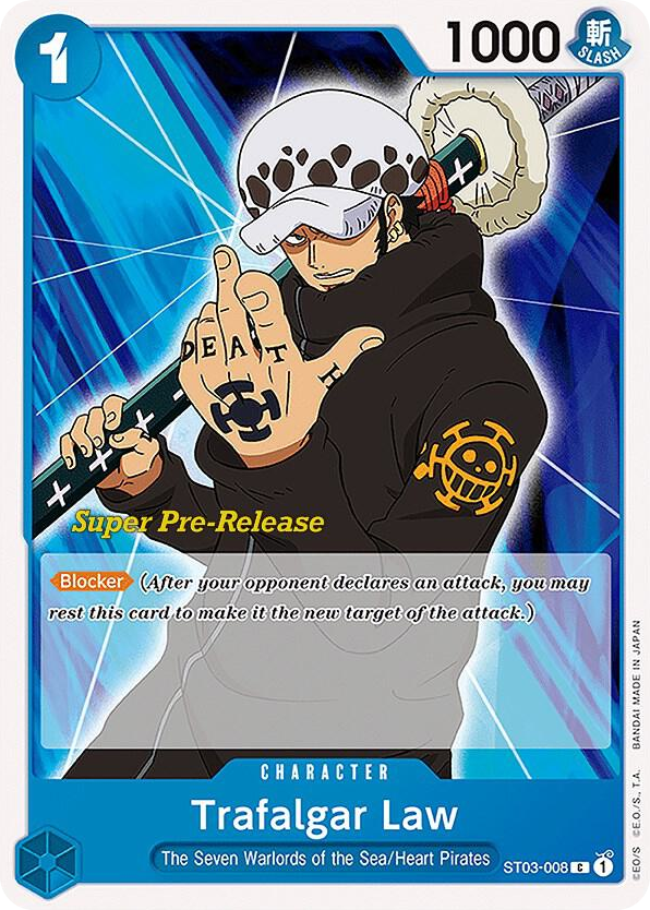 Trafalgar Law (Super Pre Release Stamp)