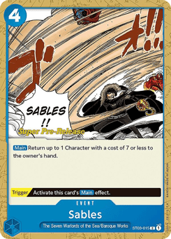 Sables — The Seven Warlords of the Sea