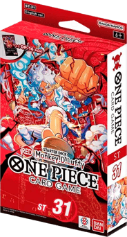Starter Deck 31: RED Monkey.D.Luffy card artwork