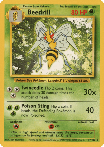 Beedrill 17/102 from Base Set