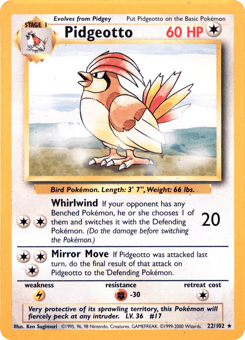 Pidgeotto 22/102