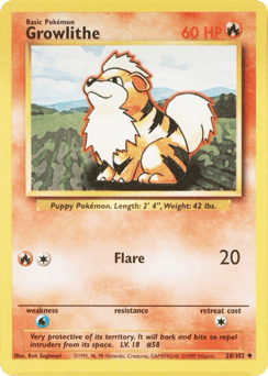 Growlithe 28/102