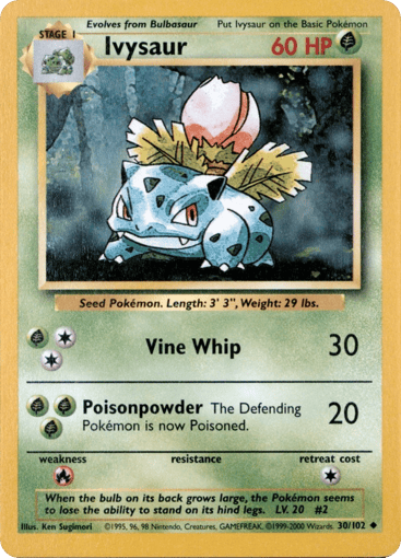 Ivysaur 30/102 from Base Set