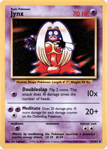 Jynx 31/102 from Base Set