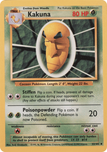 Kakuna 33/102 from Base Set