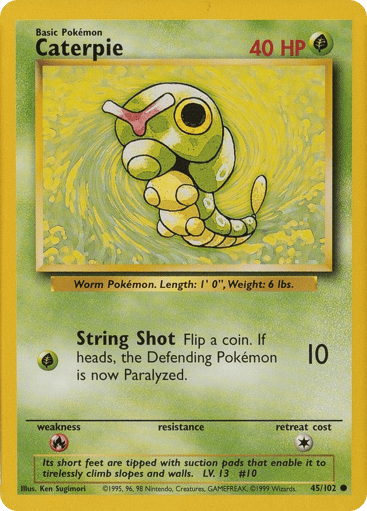 Caterpie 45/102 from Base Set