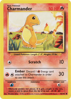 Charmander 46/102