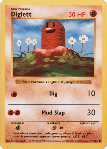 Diglett — Coleção Básica #47