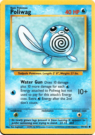 Poliwag 59/102 from Base Set