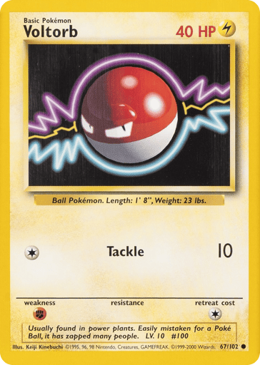 Voltorb 67/102 from Base Set