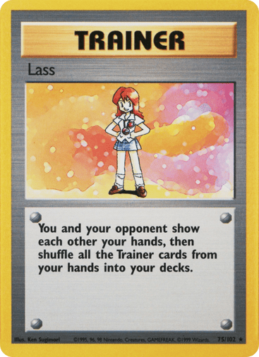 Lass 75/102 from Base Set
