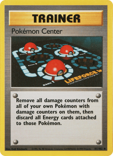 Pokémon Center 85/102 from Base Set