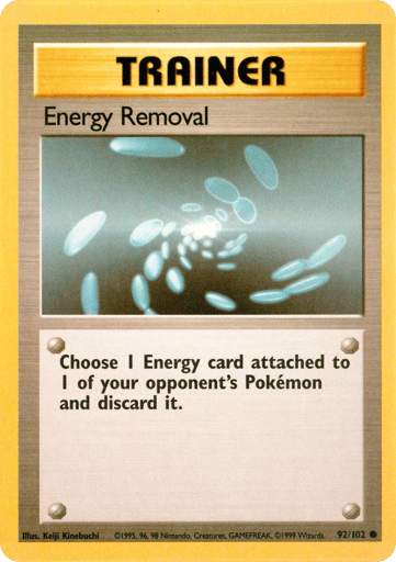 Energy Removal 92/102 from Base Set