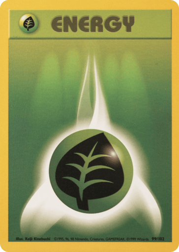 Grass Energy 99/102 from Base Set