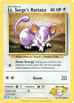 Lt. Surge's Rattata