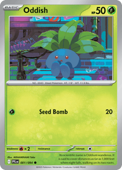 Oddish #1 from Pokemon Phantasmal Flames