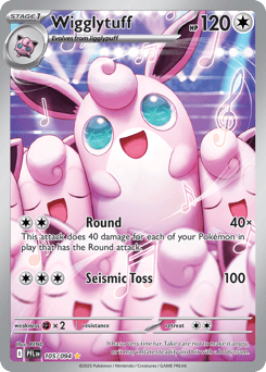 Wigglytuff #105 from Pokemon Phantasmal Flames