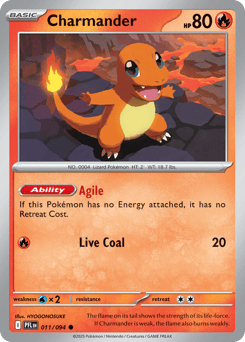 Charmander #11 from Pokemon Phantasmal Flames