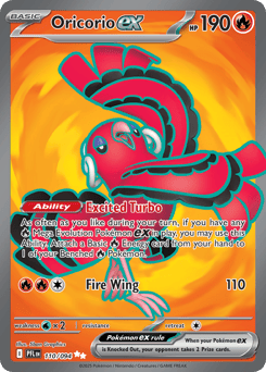 Oricorio ex #110 from Pokemon Phantasmal Flames