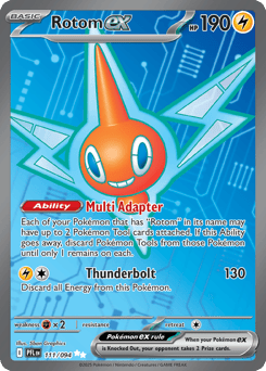 Rotom ex #111 from Pokemon Phantasmal Flames