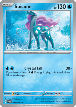 Suicune #26 from Pokemon Phantasmal Flames
