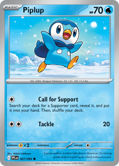 Piplup #27 from Pokemon Phantasmal Flames