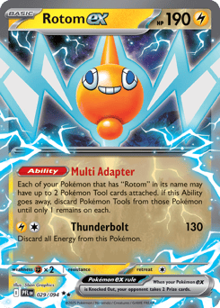 Rotom ex #29 from Pokemon Phantasmal Flames