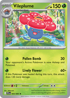 Vileplume #3 from Pokemon Phantasmal Flames
