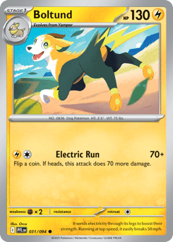 Boltund #31 from Pokemon Phantasmal Flames