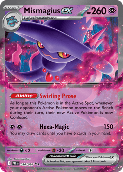 Mismagius ex #36 from Pokemon Phantasmal Flames