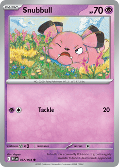 Snubbull #37 from Pokemon Phantasmal Flames