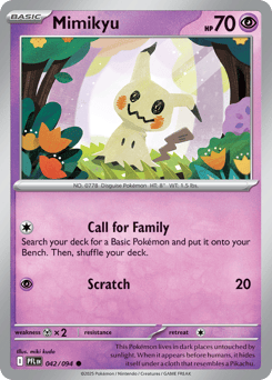 Mimikyu #42 from Pokemon Phantasmal Flames