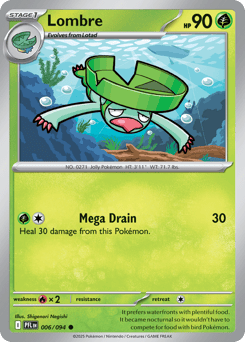 Lombre #6 from Pokemon Phantasmal Flames