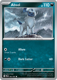 Absol #63 from Pokemon Phantasmal Flames