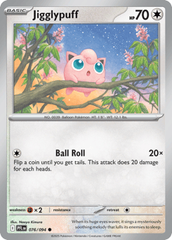 Jigglypuff #76 from Pokemon Phantasmal Flames